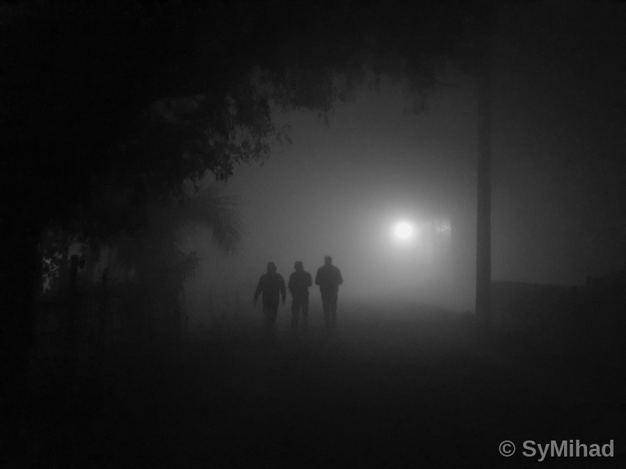 Three Men and the Fog